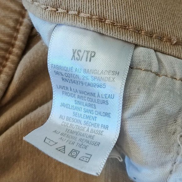 Aeropostale Khaki High Rise Jogger with elastic band waist and feet, Size XS - Picture 16 of 16